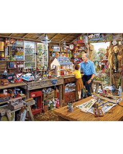 Grandad’s Workshop by Michael Herring - XL 500 Piece Jigsaw