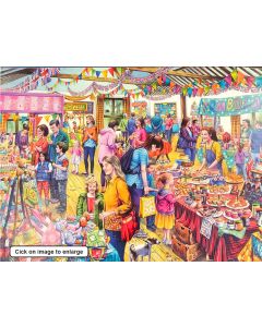 Village Tombola by Tony Ryan - XL 500 Piece Jigsaw