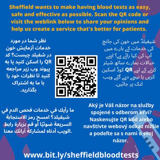 Sheffield Health and Care Partnership Are Asking for Feedback