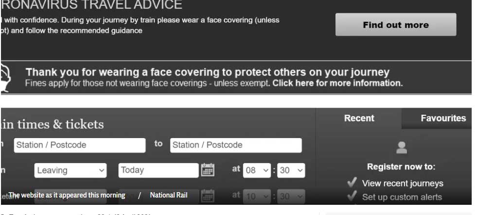 National Rail Criticised for ‘Greyscale’ Website