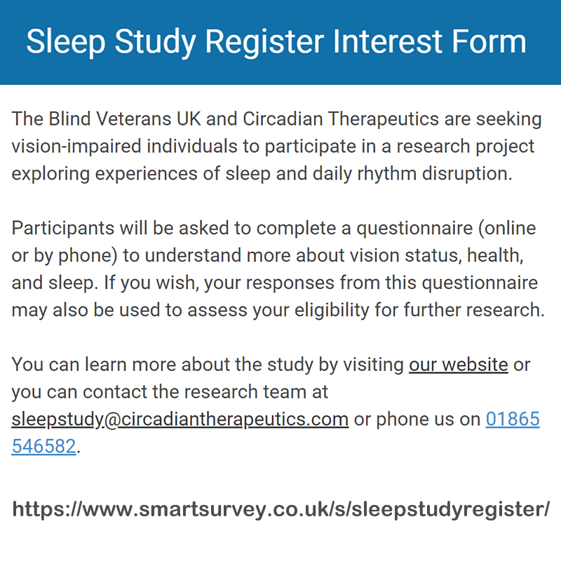 Online Sleep Survey